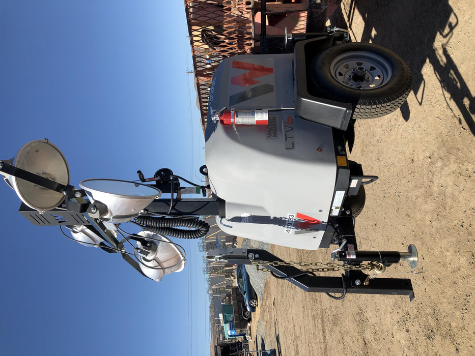 2019 Wacker Neuson LTV6L-MH Mobile Light Tower w/Fuel Level Sensor Installed