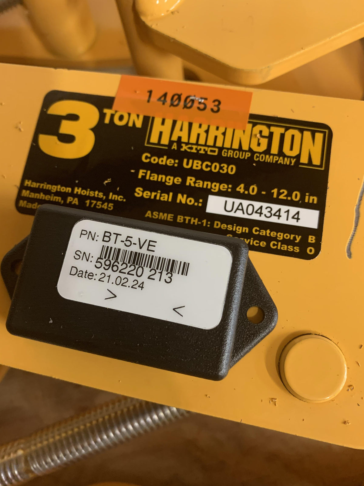 2021 HARRINGTON UBC030