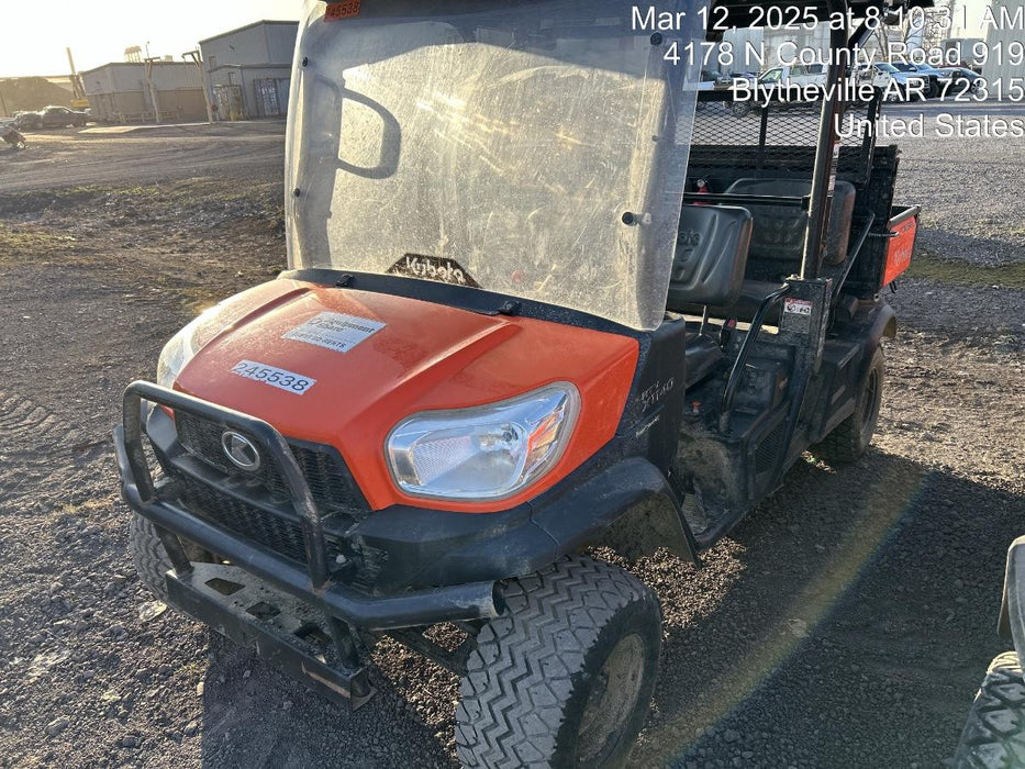 2021 Kubota RTV-X1140W-H Plastic Canopy, Windshield Acrylic Clear, LED Strobe Light, Wire Harness Kit, Back up Alarm