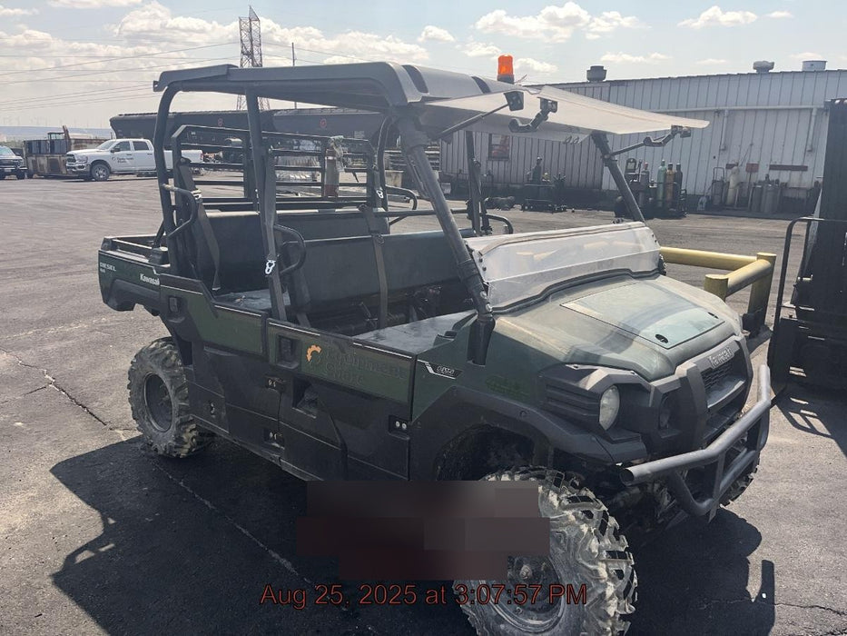 2019 Kawasaki Mule PRO-DXT Standard Options, Backup Alarm, Beacon, Plastic Hard Top, Poly Windshield, Horn Kit