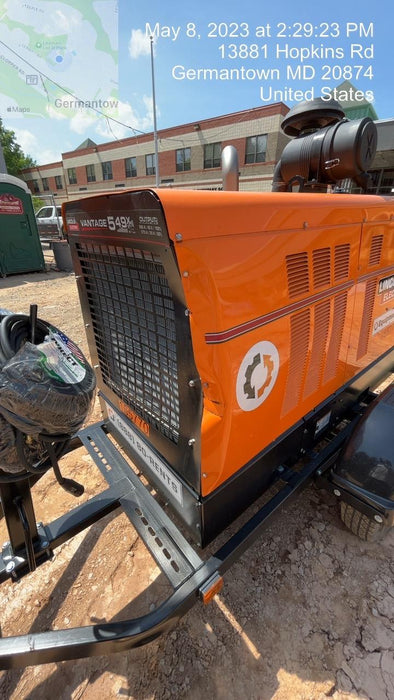 2021 Lincoln Electric Vantage 549X Ready Pak 3, ORANGE (includes trailer, cable rack, fender light kit)