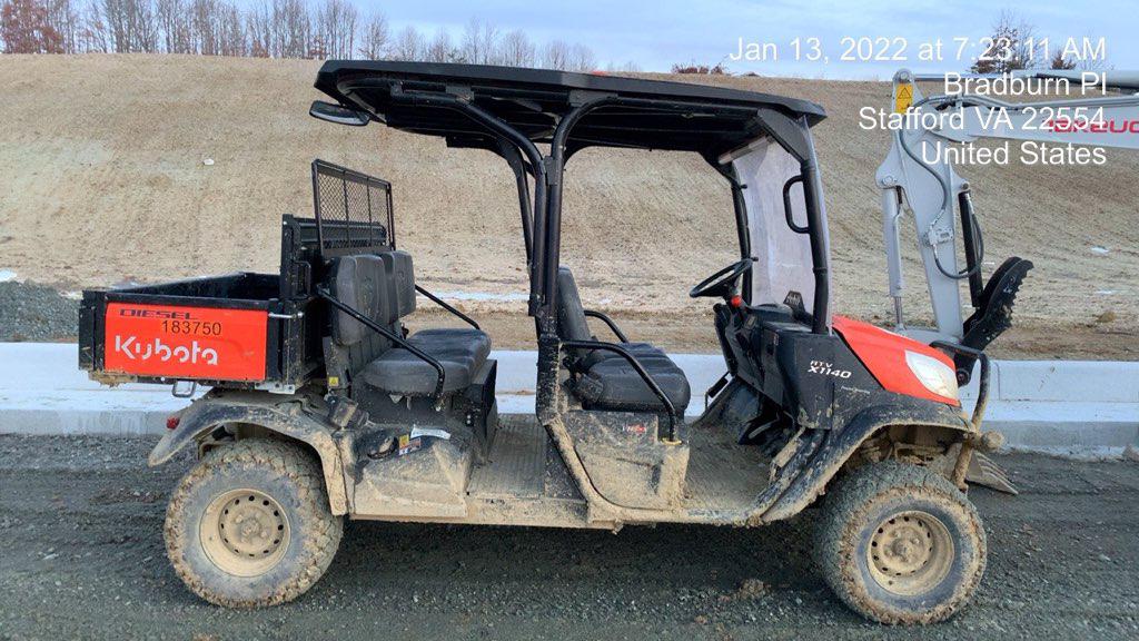 Kubota RTV-X1140W-H Plastic Canopy, Windshield Acrylic Clear, LED Strobe Light, Wire Harness Kit, Back up Alarm