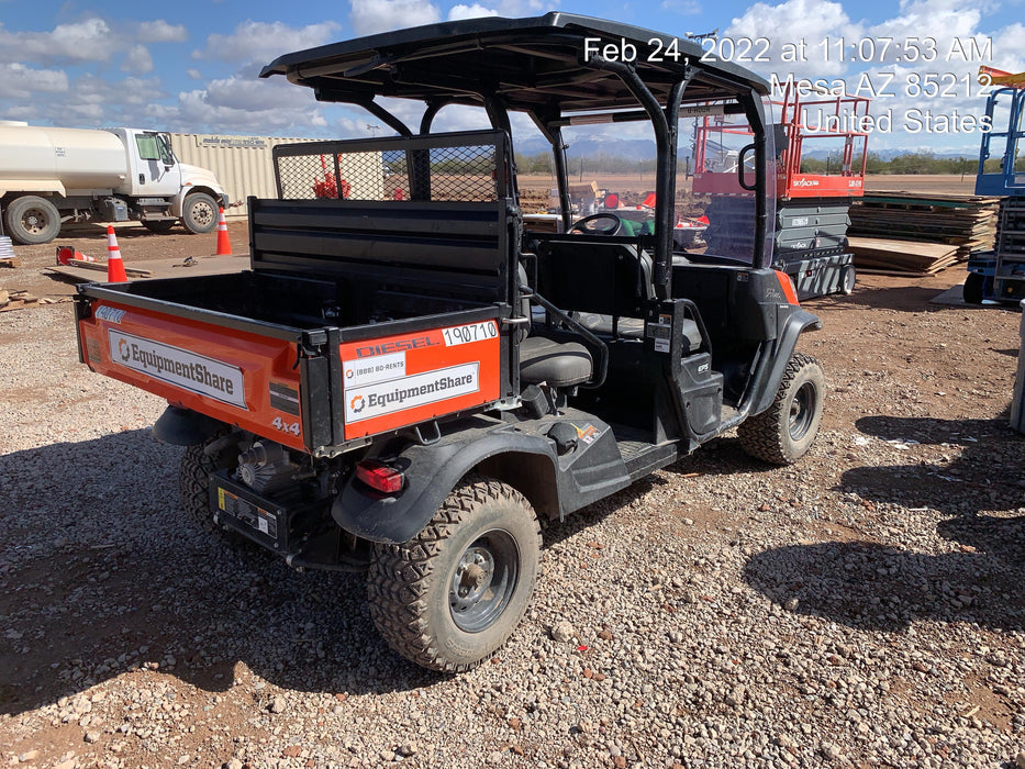 2022 Kubota RTV-X1140W-H Plastic Canopy, Windshield Acrylic Clear, LED Strobe Light, Wire Harness Kit, Back up Alarm