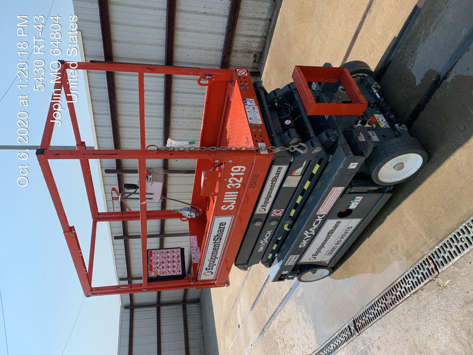 2019 Skyjack SJIII-3219 Standard Options, Trojan Batteries