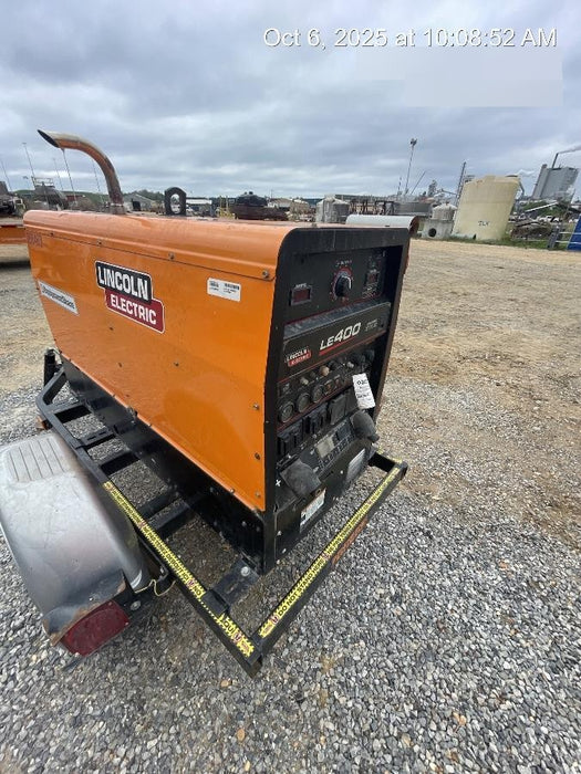 2022 Lincoln Electric LE400 Kubota V1505, Trlr, Cable Rack, Light Kit, ES Decals, T3