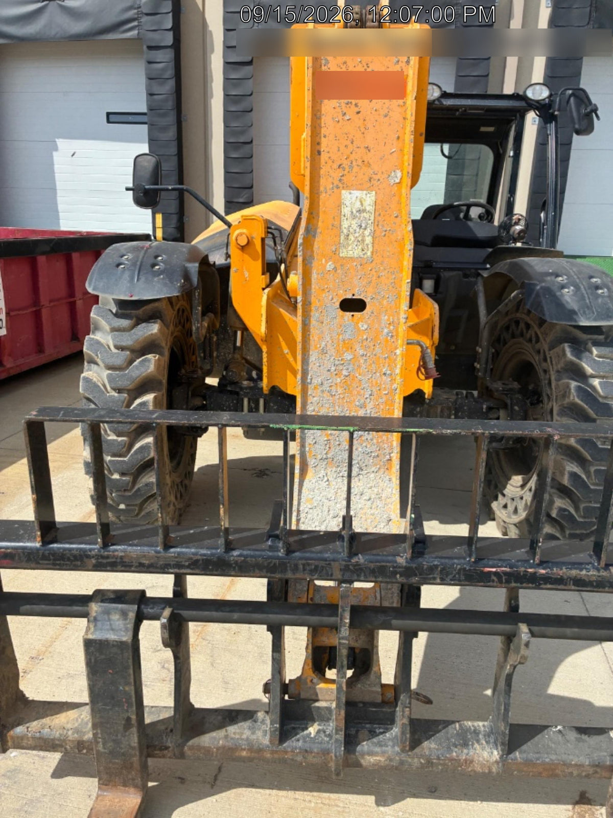 2020 JCB 509-42 Canopy, Solid Tires, Work Lights, Beacon, Aux Hydraulics, Back up Alarm, Lifting Eye, ES Decals