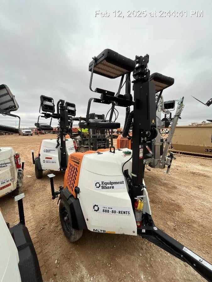 2024 Generac MLT2 Diesel, Flex Switch 120V Input, Powerzone Controller, 
(4) 320W LED Lights, 4kW Generator, 39.9 Gal Fuel Tank, 2" Ball, T3