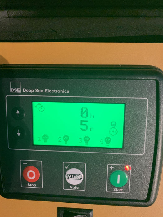 Allmand NLV3GR (4) LED Light Fixture 350W, 23' Vertical Mast, 3kW Prime, Towable, Deep Sea L401, Leveling Jacks, Yanmar T4F 5.8hp