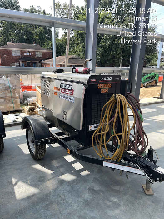 2024 Lincoln Electric LE400 Kubota V1505, Trlr, Cable Rack, Light Kit, ES Decals, T3