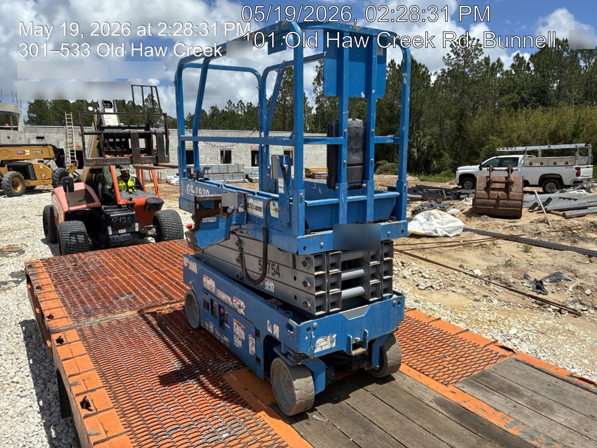 2019 Genie GS-1930 Fixed Rails with Chain Entry