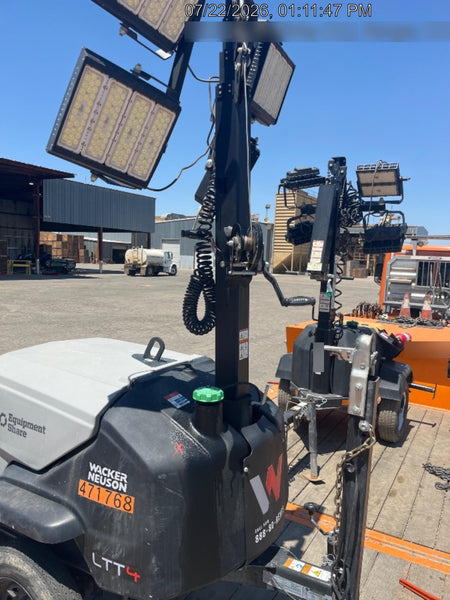 2024 Wacker Neuson LTT4 Diesel, Kohler KDW702, Deep Sea Controller, Auto Start, LED 320W, Bypass Outlet, T3