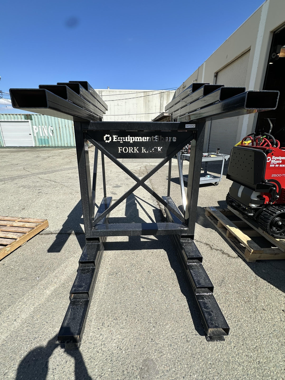 2025 FLUID POWER SUPPORT Fork Rack
