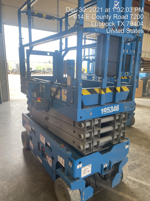 2021 Genie GS-1932 Electric Drive, Sld NM Tires, DBcns, RFRails, EST