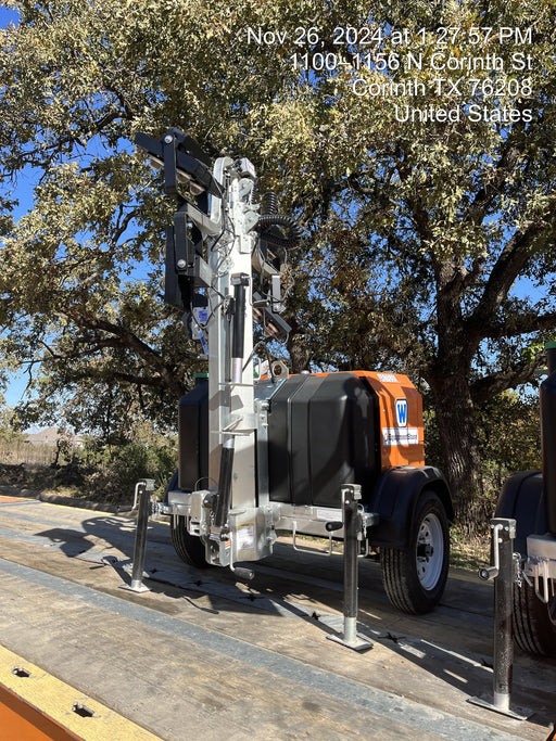 2024 Wanco WLTT-4MM4K Diesel, Deep Sea Controller, Shore Power Plug, Auto Start, (4) 350W LED Floodlights, 4kW Generator, 60 Gal Fuel Tank, 2" Ball, T3