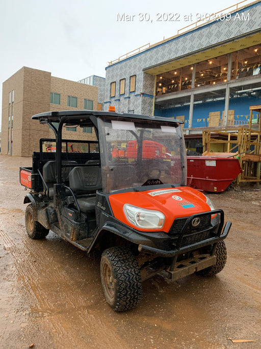 2022 Kubota RTV-X1140W-H Plastic Canopy, Windshield Acrylic Clear, LED Strobe Light, Wire Harness Kit, Back up Alarm