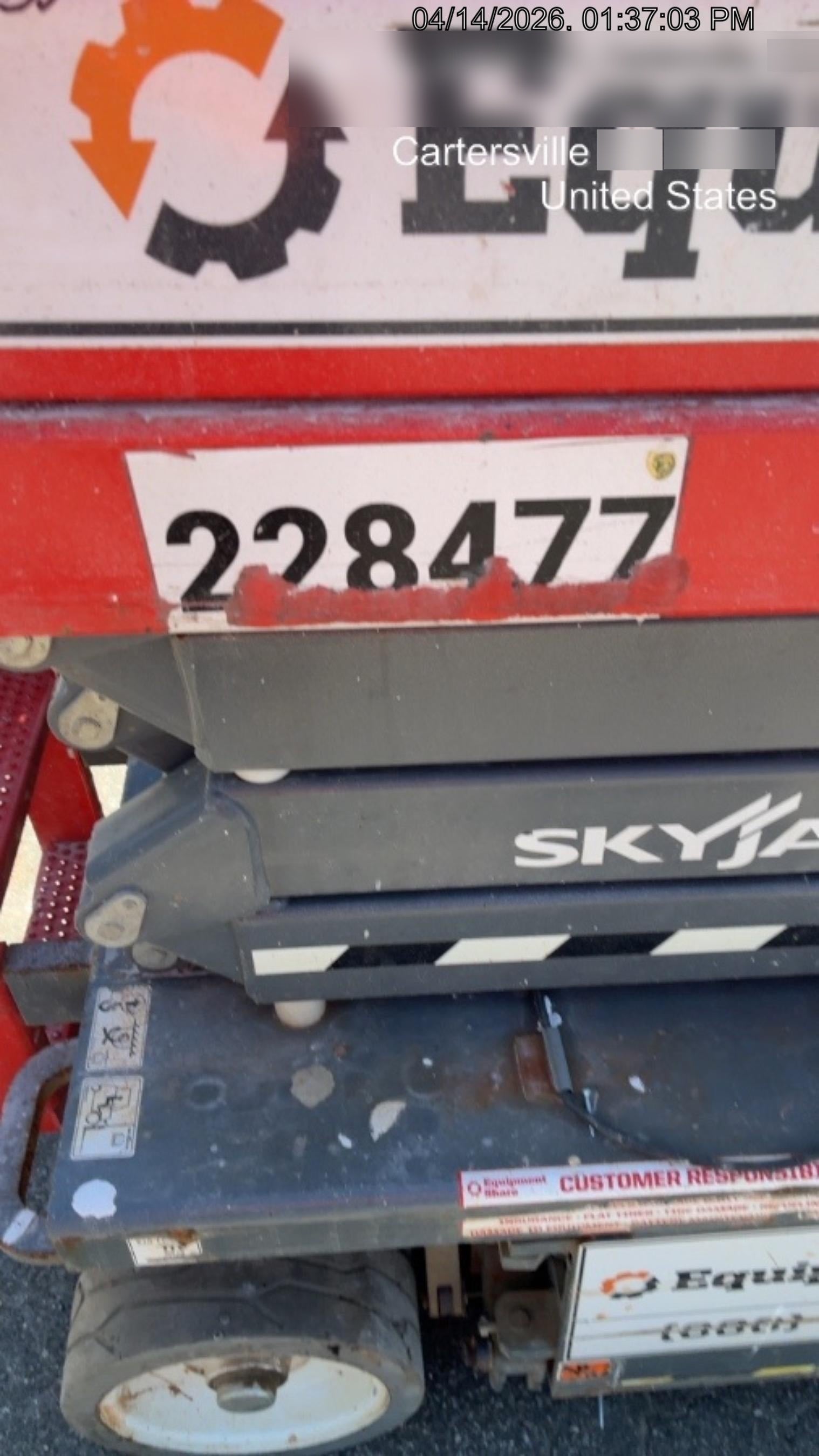 2022 SKYJACK SJ3219