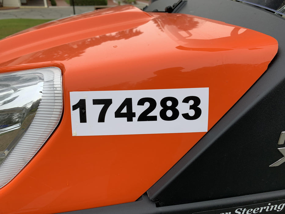 2021 Kubota RTV-X1140W-H Plastic Canopy, Windshield Acrylic Clear, LED Strobe Light, Wire Harness Kit, Back up Alarm