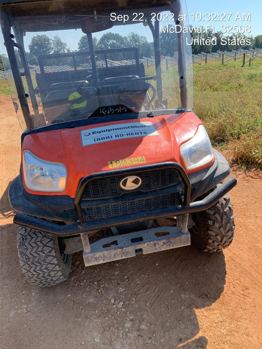 2021 Kubota RTV-X1140W-H Plastic Canopy, Windshield Acrylic Clear, LED Strobe Light, Wire Harness Kit, Back up Alarm