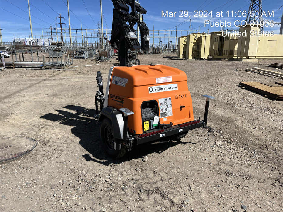 2023 Generac MLT2 Diesel, Flex Switch 120V Input, Powerzone Controller, 
(4) 320W LED Lights, 4kW Generator, 39.9 Gal Fuel Tank, 2" Ball, T3