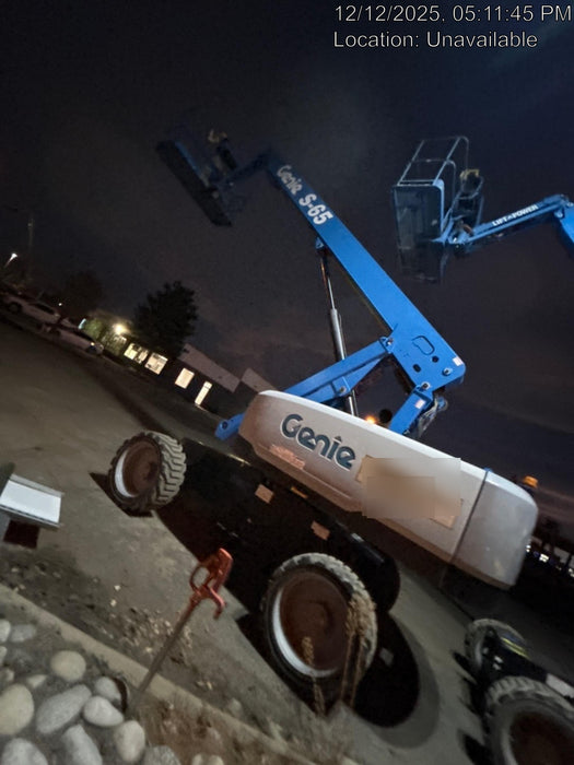 2018 Genie S-65 Genie S-65 w/FF tires, alarm package, panel cradle package