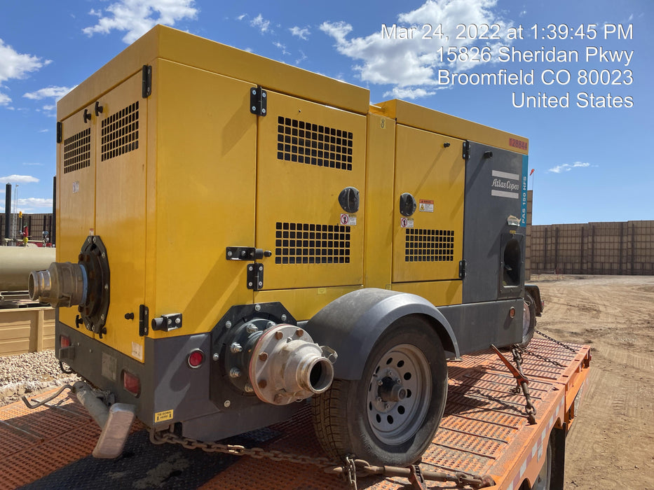 2020 ATLAS COPCO PAS 150 HF CS Enclosed