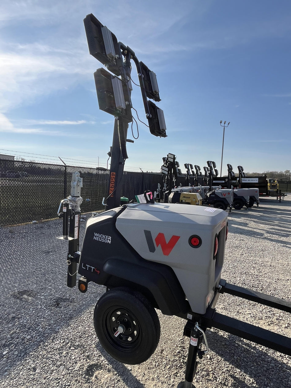 2024 Wacker Neuson LTT4 Diesel, Kohler KDW702, Deep Sea Controller, Auto Start, LED 320W, Bypass Outlet, T3