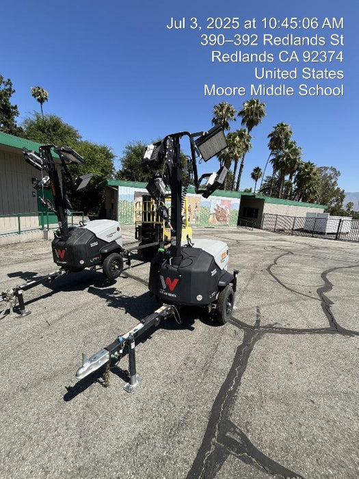 2024 Wacker Neuson LTT4 Diesel, Kohler KDW702, Deep Sea Controller, Auto Start, LED 320W, Bypass Outlet, T3