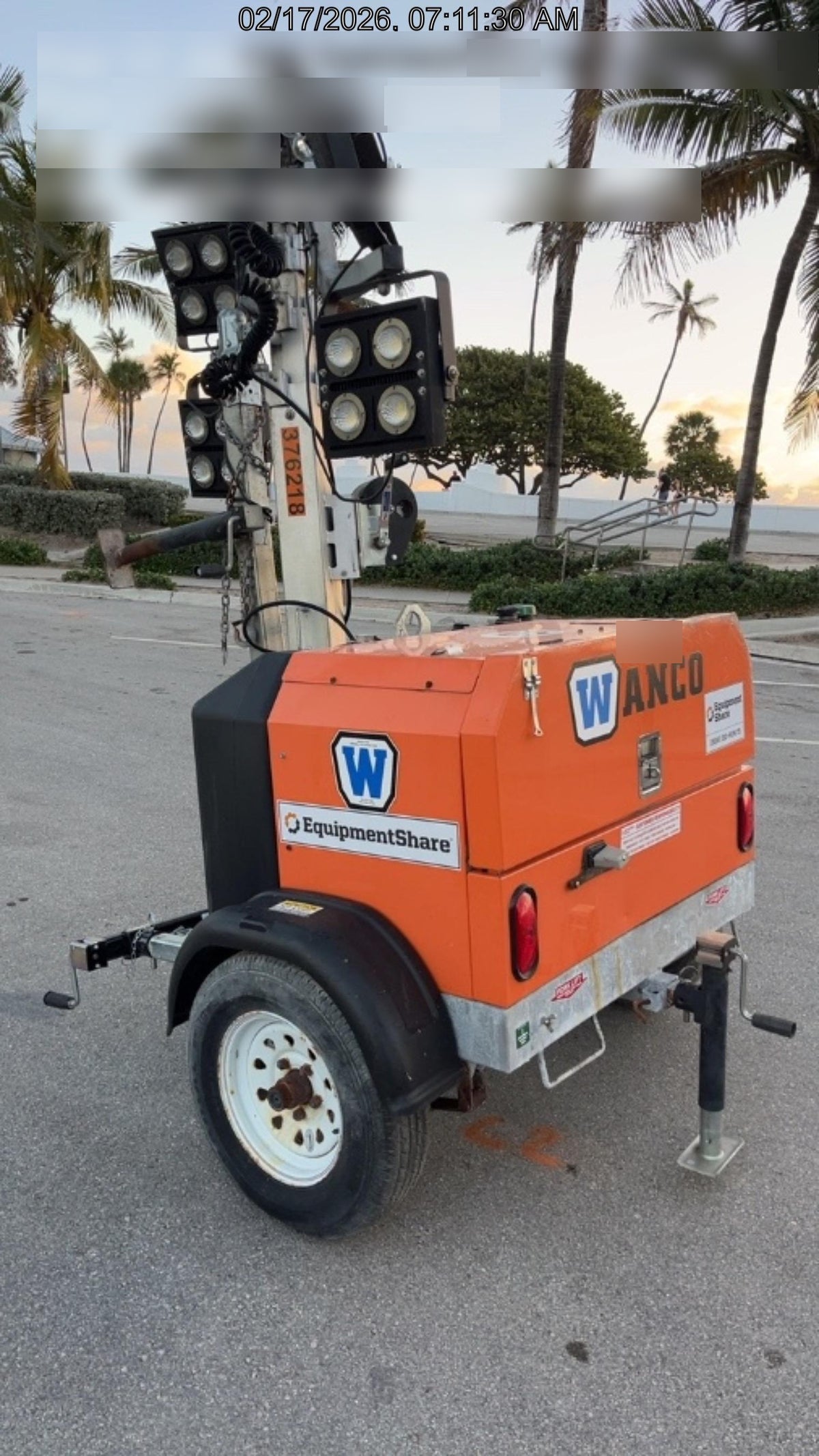 2023 Wanco WLTT-4MM4K Diesel, Deep Sea Controller, Shore Power Plug, Auto Start, (4) 350W LED Floodlights, 4kW Generator, 60 Gal Fuel Tank, 2" Ball, T3
