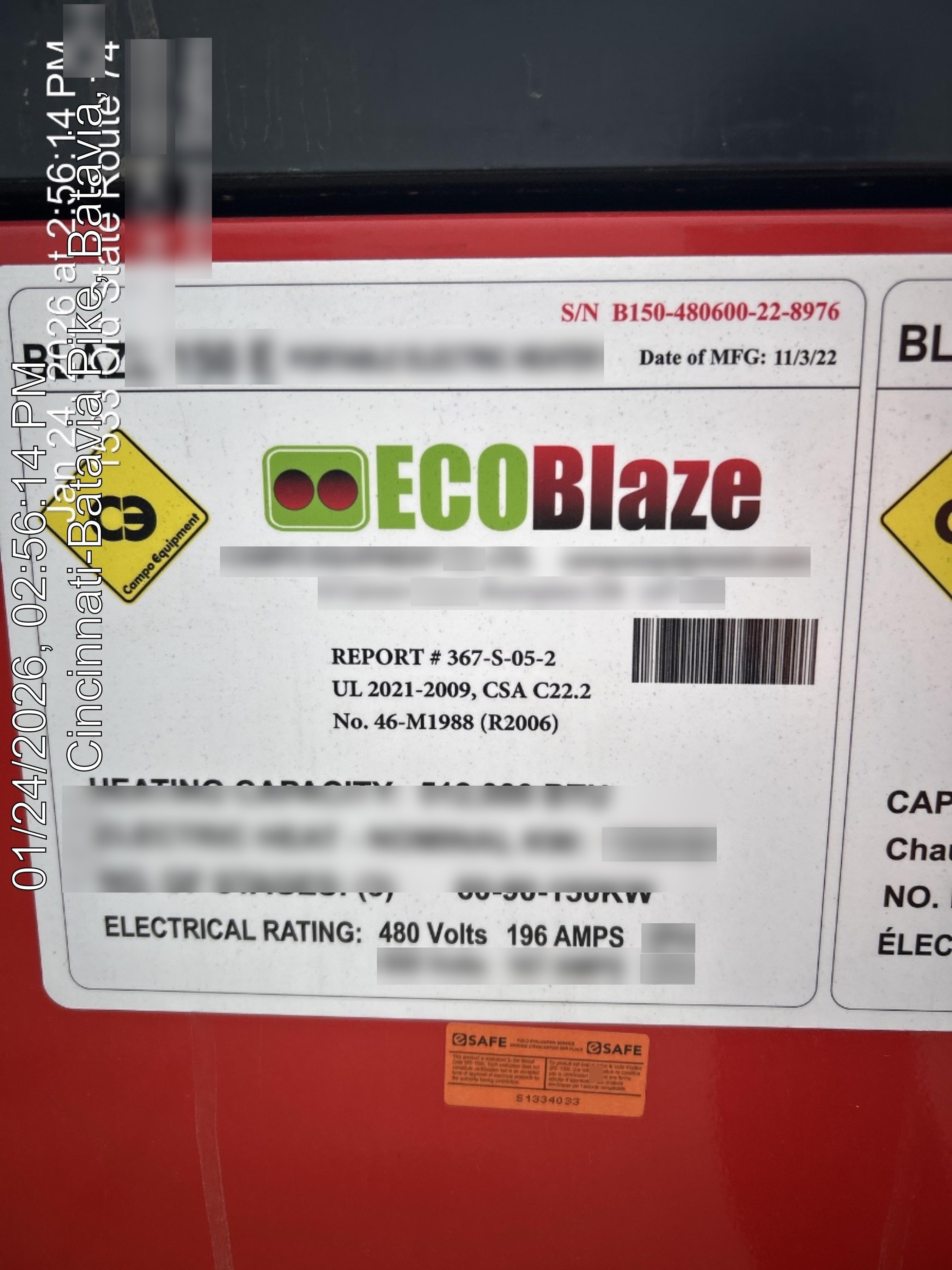 2024 CAMPO EB150E480600V