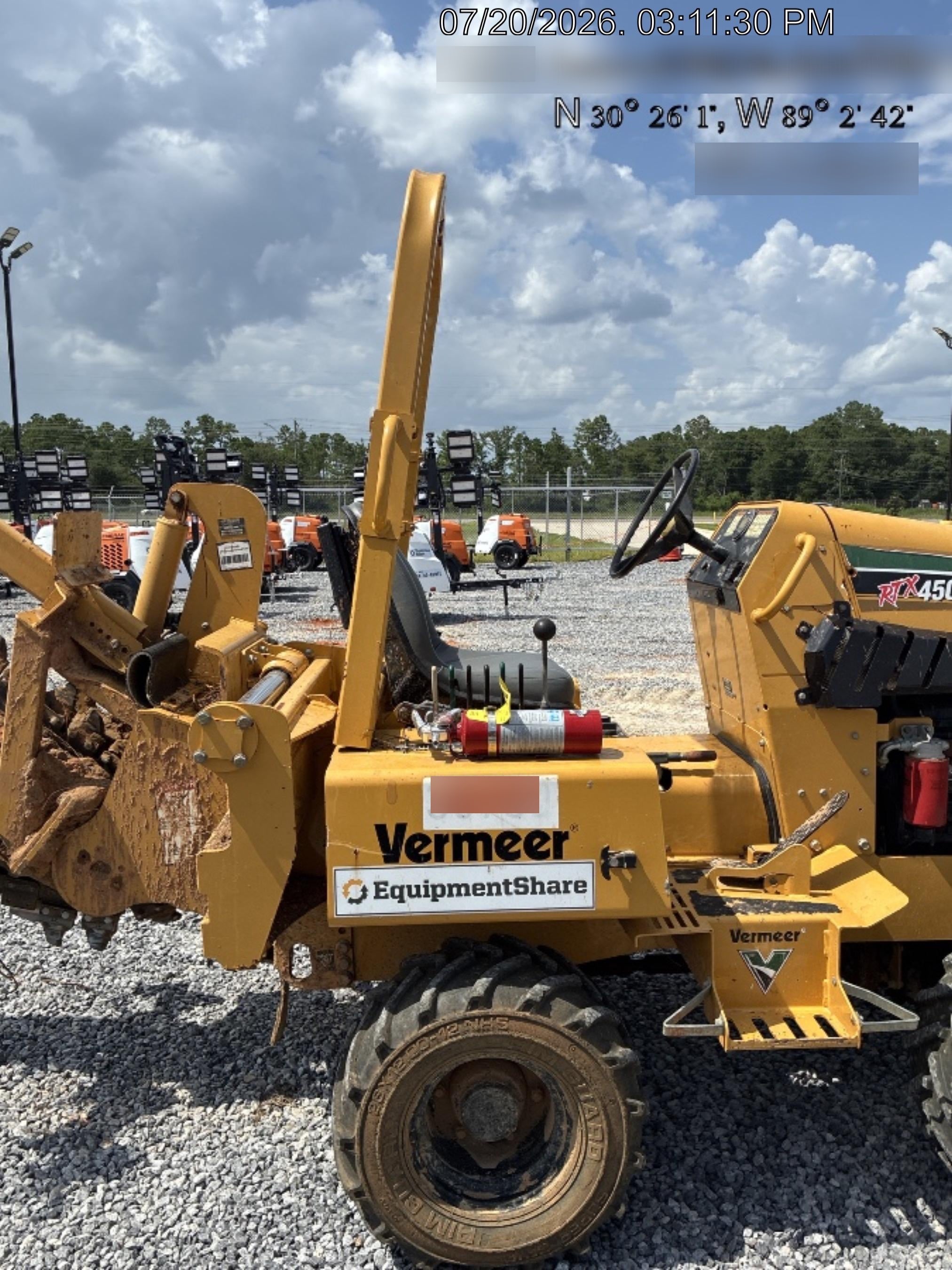 2019 VERMEER RTX450