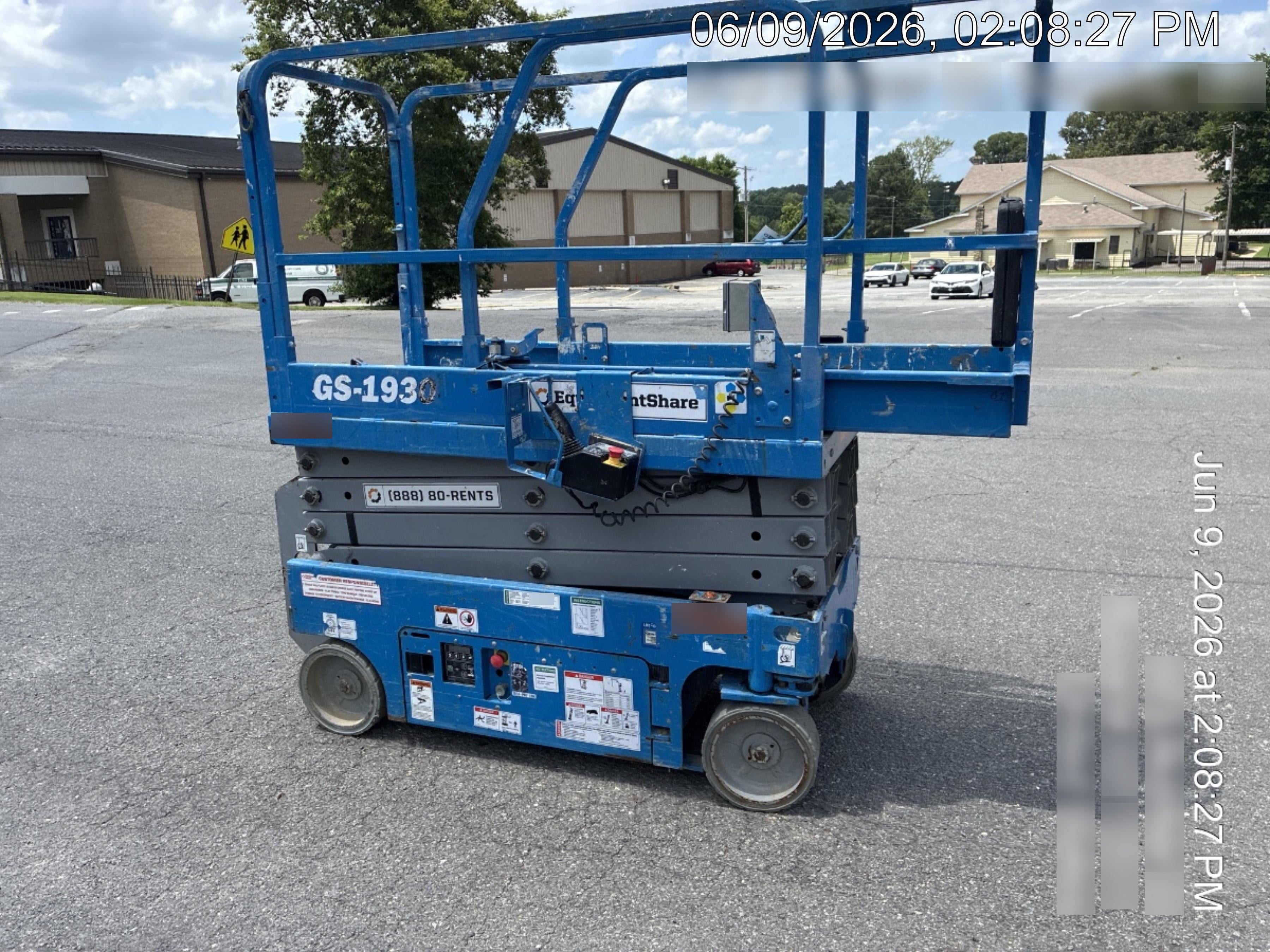 2019 Genie GS-1930 Fixed Rails with Chain Entry