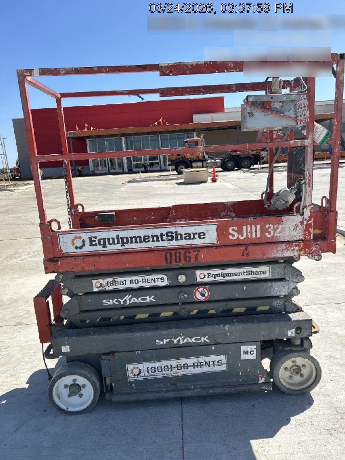 2016 Skyjack SJIII-3219 Skyjack SJIII-3219 Scissor Lift