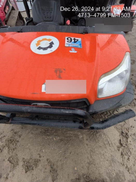 2021 Kubota RTV-X1140W-H Plastic Canopy, Windshield Acrylic Clear, LED Strobe Light, Wire Harness Kit, Back up Alarm