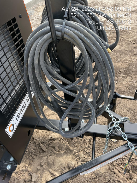 2022 Lincoln Electric LE400 Kubota V1505, Trlr, Cable Rack, Light Kit, ES Decals, T3