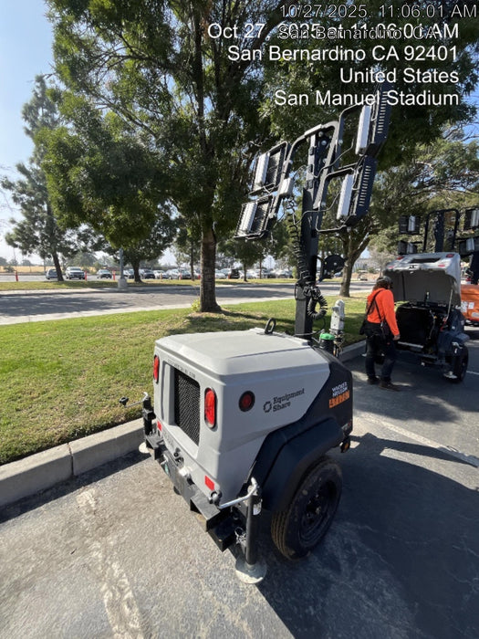 2024 Wacker Neuson LTT4 Diesel, Kohler KDW702, Deep Sea Controller, Auto Start, LED 320W, Bypass Outlet, T3