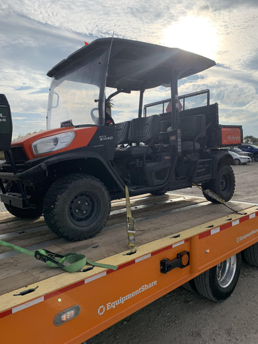 2020 Kubota RTV-X1140W-H 4WD, LED Strobe, Windshield Acrylic Clear, Plastic Canopy, LED Strobe Light, Wire Harness Kit, Backup Alarm