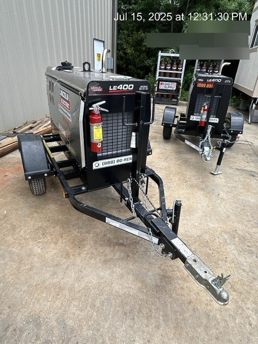 2024 Lincoln Electric LE400 Kubota V1505, Trlr, Cable Rack, Light Kit, ES Decals, T3
