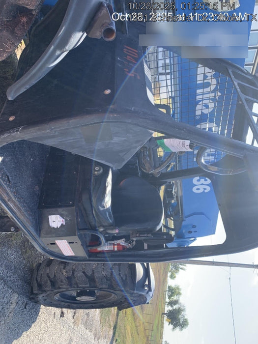 2018 Genie GTH-636 Genie GTH-636 w/Open ROPS, Solid Tires, Work Light/Beacon, 48" Carriage and Forks