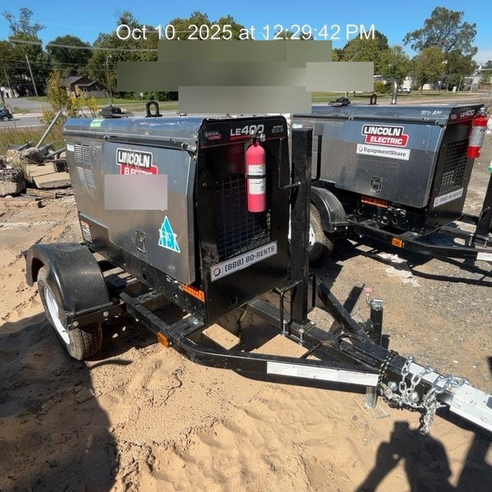 2024 Lincoln Electric LE400 Kubota V1505, Trlr, Cable Rack, Light Kit, ES Decals, T3