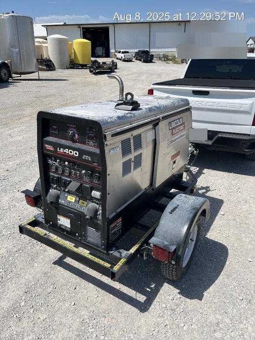 2024 Lincoln Electric LE400 Kubota V1505, Trlr, Cable Rack, Light Kit, ES Decals, T3