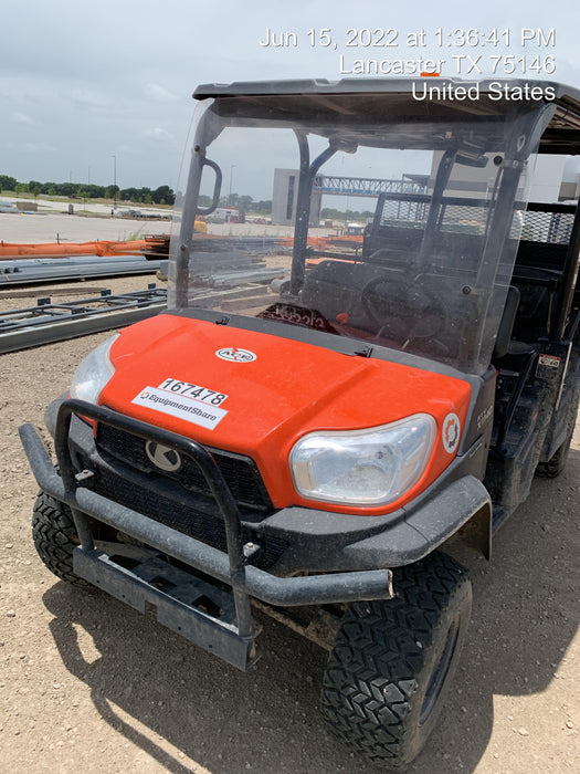 2021 Kubota RTV-X1140W-H Plastic Canopy, Windshield Acrylic Clear, LED Strobe Light, Wire Harness Kit, Back up Alarm