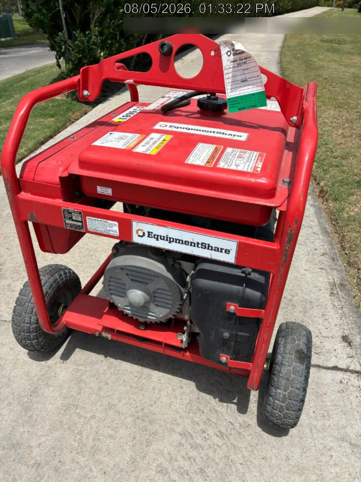 2021 Multiquip GA36HR Gen 3.6kW Honda GX240 GFCI