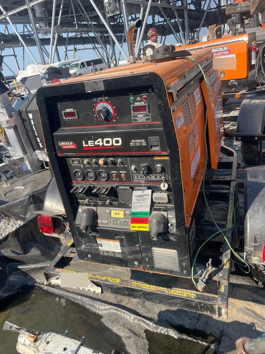 2022 Lincoln Electric LE400 Kubota V1505, Trlr, Cable Rack, Light Kit, ES Decals, T3