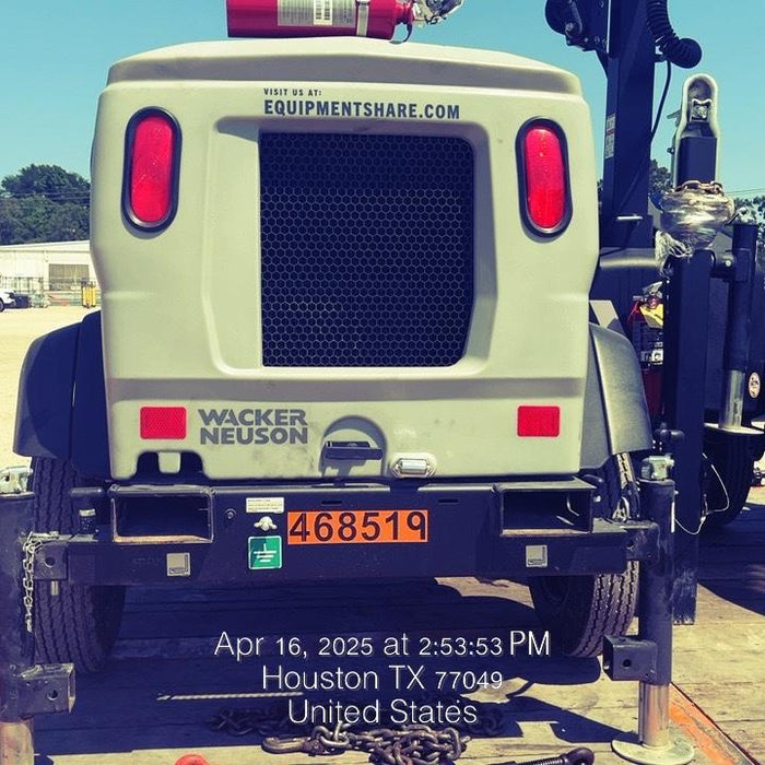 2024 Wacker Neuson LTT4 Diesel, Kohler KDW702, Deep Sea Controller, Auto Start, LED 320W, Bypass Outlet, T3