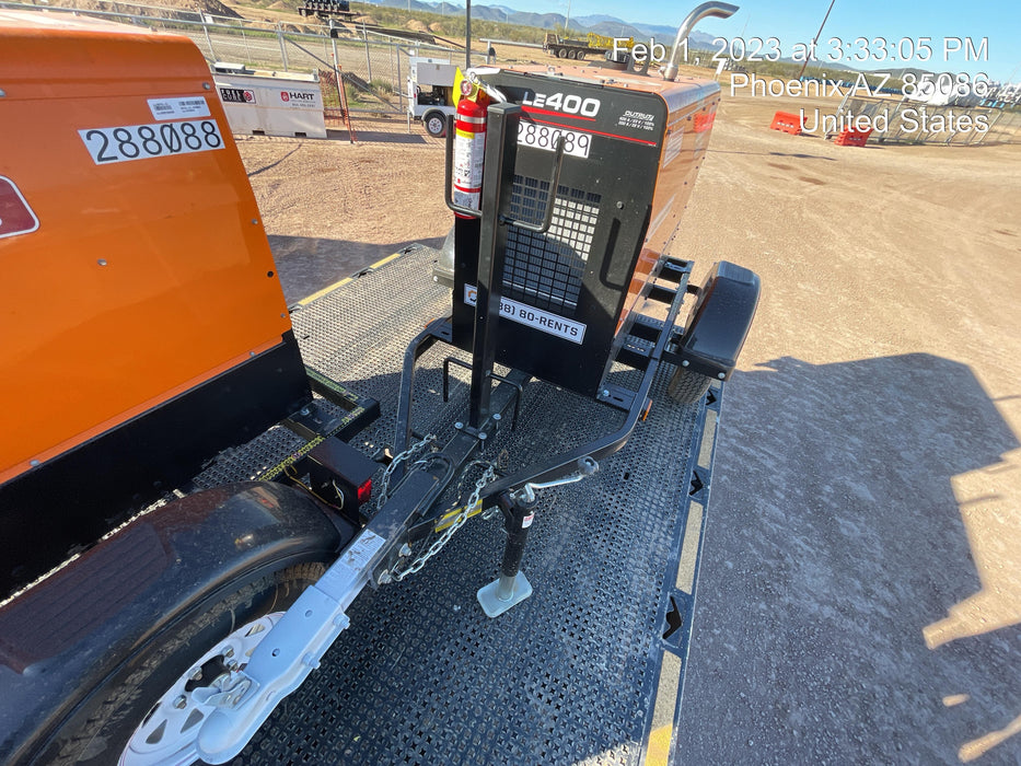 2023 Lincoln Electric LE400 Kubota V1505, Trlr, Cable Rack, Light Kit, ES Decals, T3