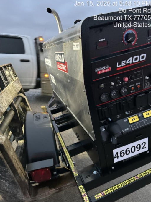 2024 Lincoln Electric LE400 Kubota V1505, Trlr, Cable Rack, Light Kit, ES Decals, T3