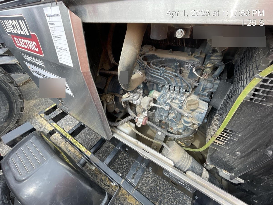 2019 Lincoln Electric Vantage 322 Welder Ready-Pak 3, Two wheel trailer, Fender and Light kit, Cable Rack