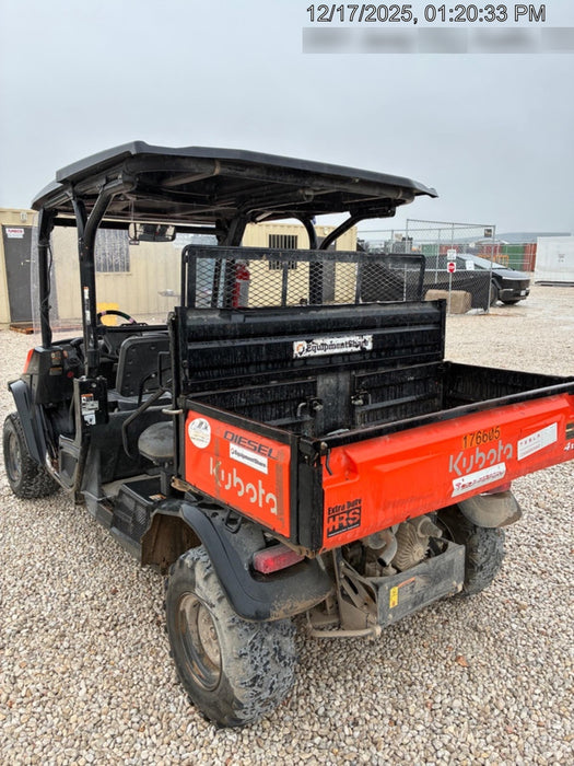 2021 Kubota RTV-X1140W-H Plastic Canopy, Windshield Acrylic Clear, LED Strobe Light, Wire Harness Kit, Back up Alarm
