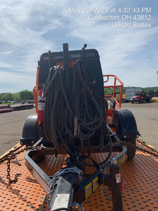 2021 Lincoln Electric Vantage 322 Vantage 322 Ready Pak 3 w/ Decals, ORANGE (includes trailer, cable rack, fender light kit) NO Telematics