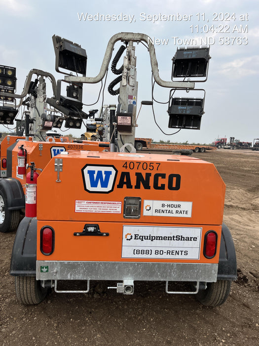 2024 Wanco WLTT-4MM4K Diesel, Deep Sea Controller, Shore Power Plug, Auto Start, (4) 350W LED Floodlights, 4kW Generator, 60 Gal Fuel Tank, 2" Ball, T3